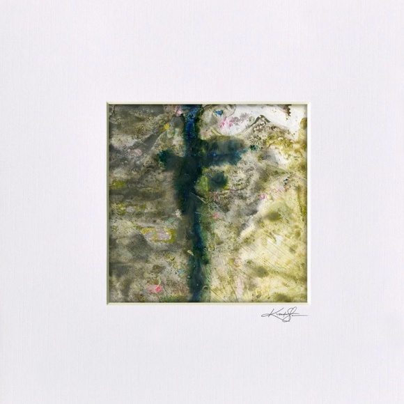 Encaustic Painting, Abstract Kathy Morton Stanion - Encaustic Abstract 34 - Picture 1 of 4